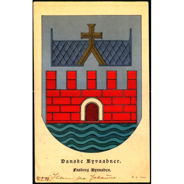 Danske Byvaabner - Faaborg Byvaaben - Fritz Benzen 11 - Brugt