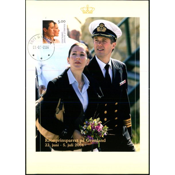 Kronprinseparret p Grnland 2004 -  u/n - Brugt