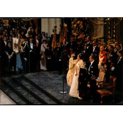 Dronning Beatrix  afl�gger ed - u/n - Brugt