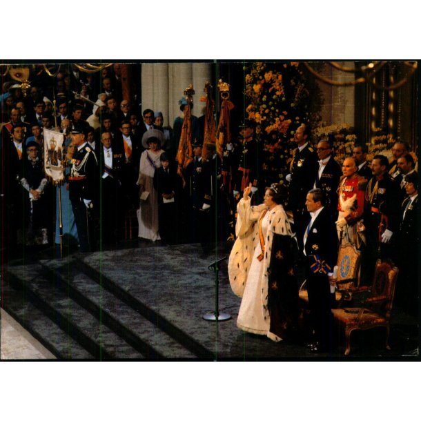 Dronning Beatrix  afl�gger ed - u/n - Brugt