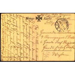 Feldtpost - 18 - 9 - 16 - til Apenrade - Forside : Ein Voltreffer