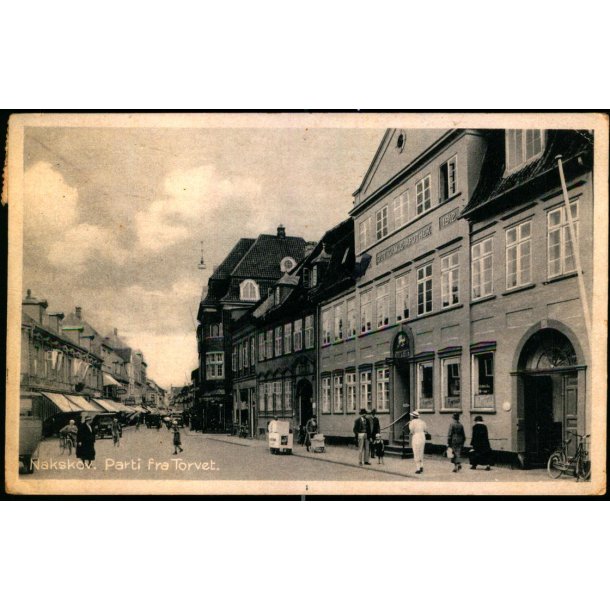  Nakskov -  Parti fra Torvet - Stender N. 222 - Brugt