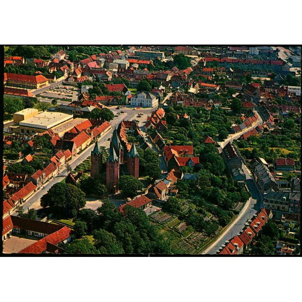 Kalundborg - Luftfoto med Kirken - Stender 149 124 009 - Ubrugt