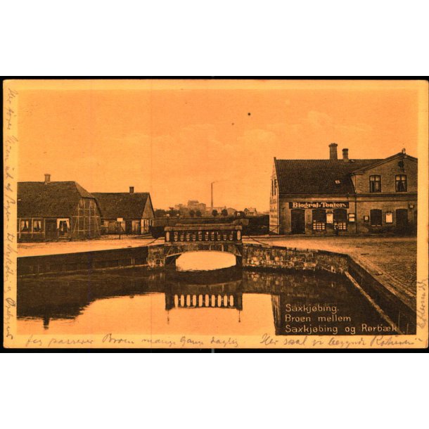 Saxk�bing - Broen mellem Saxk�bing og R�rb�k - Julius Lund 39996 - Ubrugt