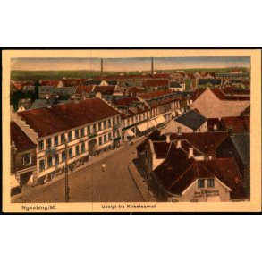 Nyk�bing M. - Udsigt fra Kirketaarnet - Nr. 1018 - Ubrugt