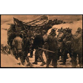 M. Ancher -  Redningsbaaden kres gennem Klitterne - W&MH u/n - Ubrugt