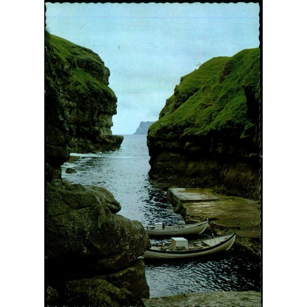 Lendingin ved Gj&ograve;gv - Asmundur Poulsen u/n - Ubrugt