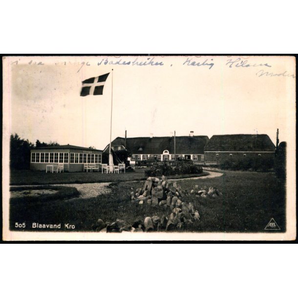 Blaavand Kro - Fotokort Pors 505 - Brugt