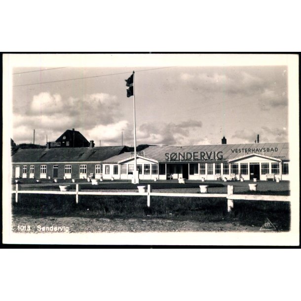 S�ndervig Vesterhavsbad - Fotokort Pors 1013 - Brugt