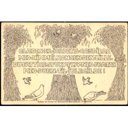 S�lges til Fordel for D�vstumme - B�rnehaven i Fredericia - P. Hestb�k u/n - Ubrugt