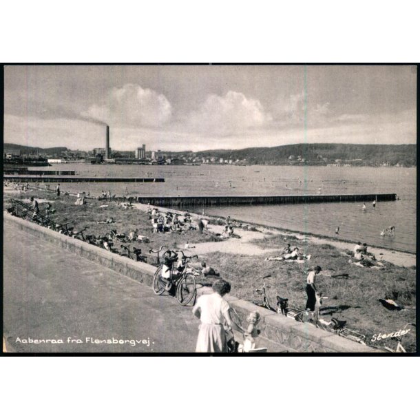 Aabenraa fra Flensborgvej - Stender Aa. 1012 K - Ubrugt