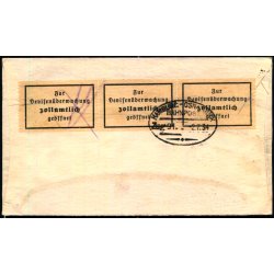 Censurbrev fra Tyskland  21 - 7 - 34 - Til Haderslev