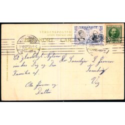 Gldeligt Nytaar - Jul 1908 p bagsiden - Stender u/n - Brugt