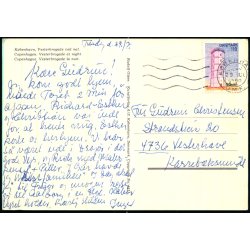 Kbenhavn - Vesterbrogade ved Nat - Rudolf Olsen 1531 - Brugt