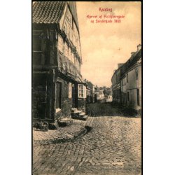 Kolding - Hj�rnet af Helligkorsgade og S�ndergade 1865 - u/n - Brugt