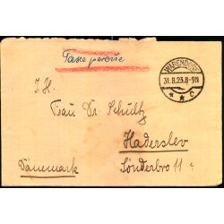 Feldpost - Warendorf 31 - 8 - 23 - Til Haderslev