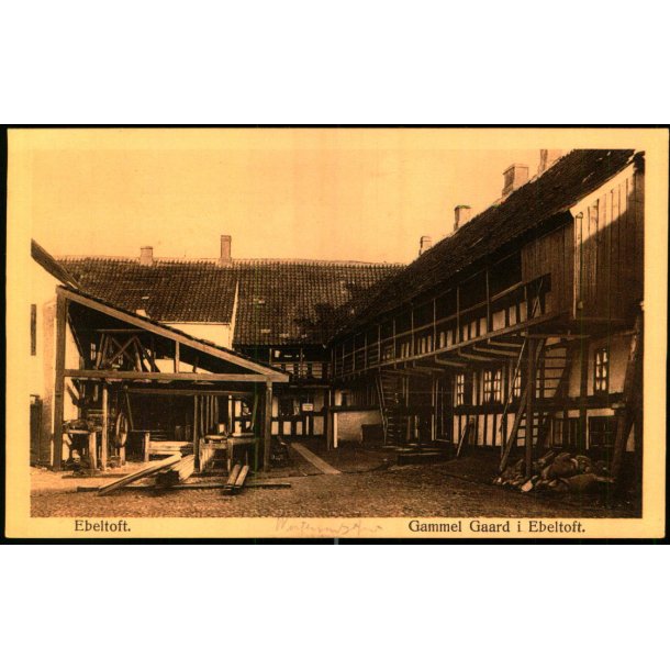 Gammel Gaard i Ebeltoft - Ebeltoft Bogh. u/n - Ubrugt