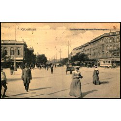 Kbenhavn - Raadhuspladsen set mod Vesterbrogade - Budtz Mller &amp; Co 508