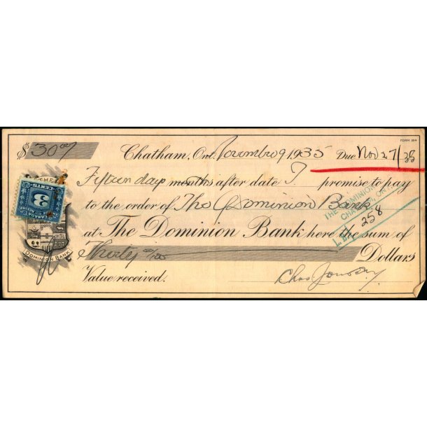 The Canadian Bank of Commerce 1935