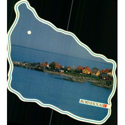 Bornholm - Gudhjem en tidlig morgen - W. Dams Bogh. 1021 - Ubrugt