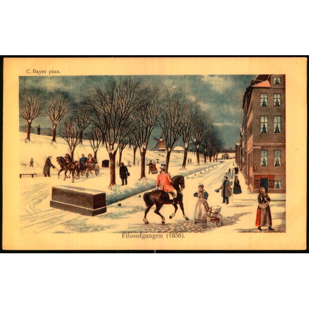 C. Bayer - Filosofgangen 1858 - Alex Vincent 292/22 - Ubrugt