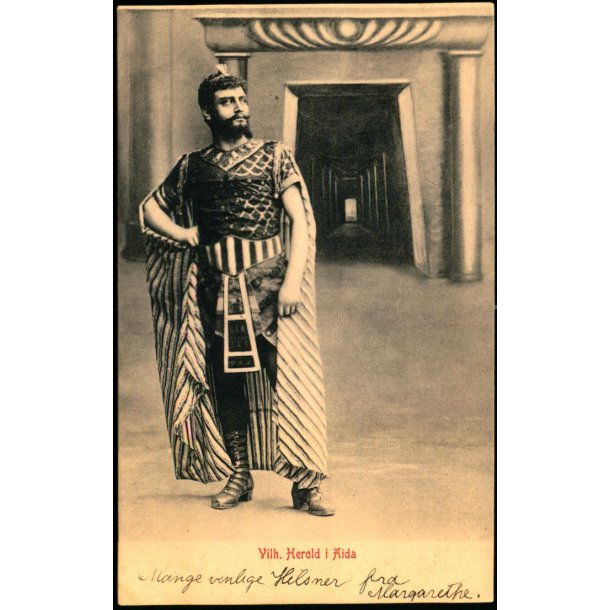 Vilh. Herold  i "Aida" - Ed.F. Ph. &amp; Co. 4715