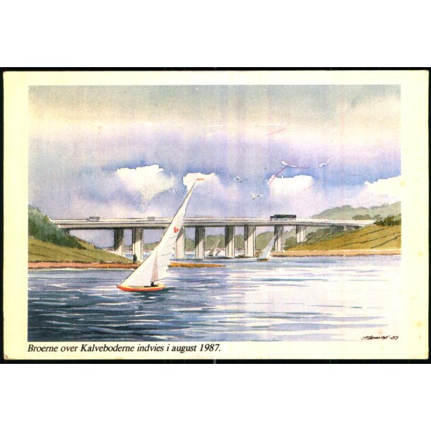 Broerne over Kalveboderne indvies i august 1987 - Rde Kors u/n - Brugt
