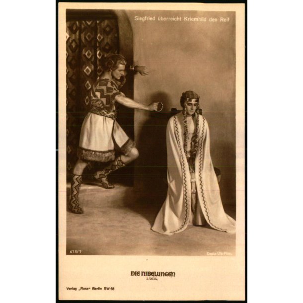 Die Nibelungen - Ross 675/7 - Ubrugt