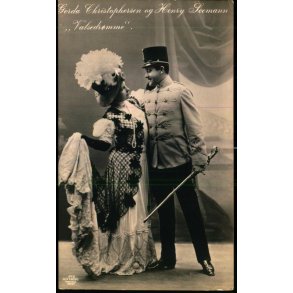 Gerda Christophersen og Henry Seemann i Valsedrmme - Alex Vincent 642 - Ubrugt