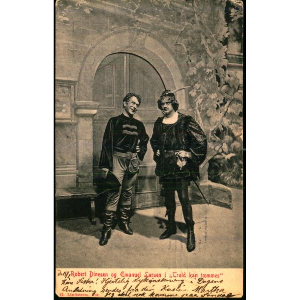 Robert Dinesen og Emanuel Larsen i Trold kan Tmmes - Alex Vincent 1178 - Brugt