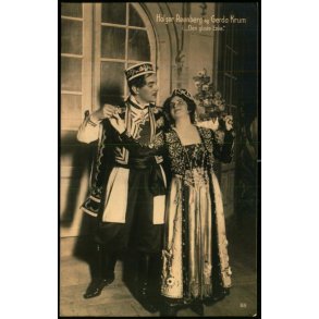 Holger Reenberg og Gerda Krum I Den glade Enke - Chr. Flor u/n - Ubrugt