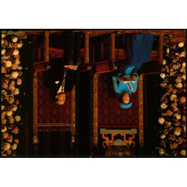 Dronning Beatrix - Prins Claus p� Prinsjesdag - Holland -  spanjersberg 123 - Ubrugt