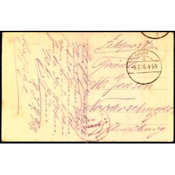 Feldtpost - 6 - 2- 18 - til Flensburg - Forside : Charleville