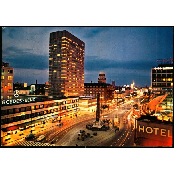 Kbenhavn - Vesterbrogade ved Nat - Rudolf Olsen 1531 - Brugt