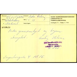 Telegram - Dansk Dampskibsrederforeninge Lgekontor 1931  - Til Kbenhavn