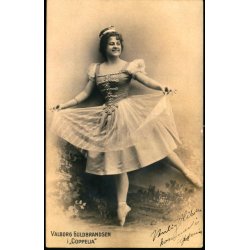 Valborg Guldbrandsen i "Coppelia" - Budtz Mller &amp; co. 312  - Ubrugt
