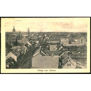 Udsigt over  Odense - Flensborg Margasinet ved Knud M�ller u/n - Brugt
