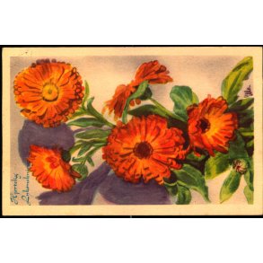 Illa - Hjertlig Lyknskning - Stender Serie 1400 - Brugt