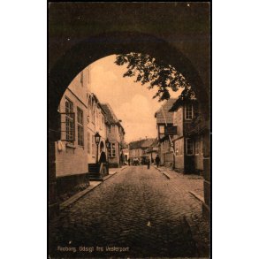 Faaborg - Udsigt fra Vesterport - G. Nissen Bogh. 16843 - Ubrugt