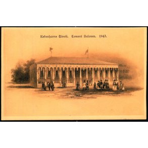 Kbenhavns Tivoli - Cancert Saloben 1843 - Stender 34370 - Ubrugt