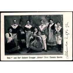 Ital. und Int. Cabaret Trouppe "Lirico" Direc. Teresio Gerola - Ernst Schmalfeldt u/n - Brugt
