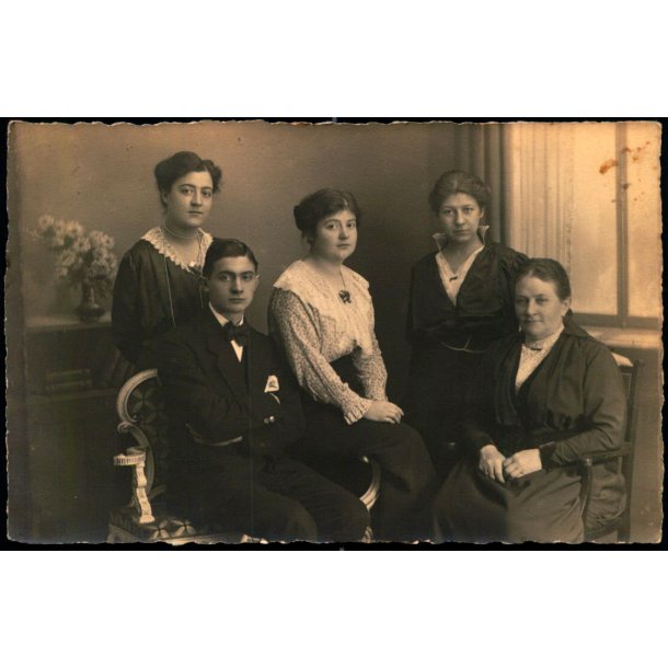 Fotokort Ukendt - Personer - Julen Altona 1916 - Ubrugt