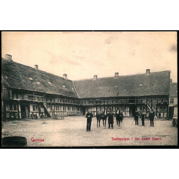 Grenaa - Svalegangen i den gamle Gaard - W.K.F. 2706 - Ubrugt