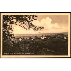 Udsigt over Aabenraa fra N�rreskoven - Bojsens Bogh.  53429 - Ubrugt