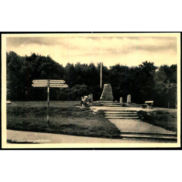 Krusaa - Her m�dte Christian X de danske - Karl Immig 9825 - Ubrugt