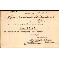 Accumulator - Fabriken - Kbh. - u/n - Brugt