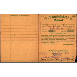 Kbekort - Mnd med Ptegninger - 2 Verdenskrig