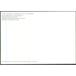 Dronning Margrethe med smaragdsttet - Rosenborg - u/n- 12 x17 cm. - Ubrugt