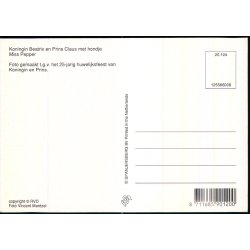 Dronning Beatrix - Prins Claus - Holland -  spanjersberg 124 - Ubrugt