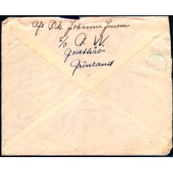 Efterporto - Brev fra Grnland til Danmark 23 - 7- 1954 - Porto at betale 60 re - Med Indhold !!